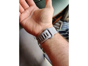 22mm pulseira tique pró relógio pulso 3d print model - Mito3D