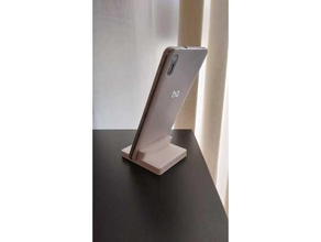 phone dock stand smartphone holder 3d print model - Mito3D