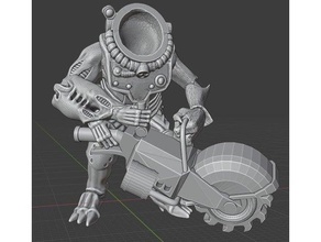 Uzay kot pantolon madenci oğul star peygamber hurda öğütücü 40k şecere kült gsc Warhammer 3d print model - Mito3D