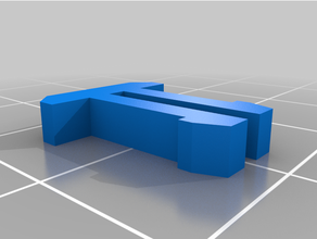 Bar Haken montieren Mauer 3d print model - Mito3D