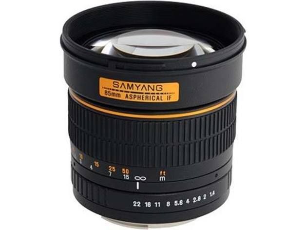 Samyang 85mm f14 Linse Kapuze aps APSC asphärisch Kamera Kanon dslr Nikon Pentax Fotografie slr Sony 3D print model - Mito3D