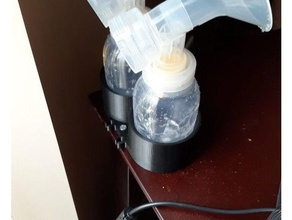 Medela şişe meme pompa Kulp destek şişeler Emzirme 3d print model - Mito3D