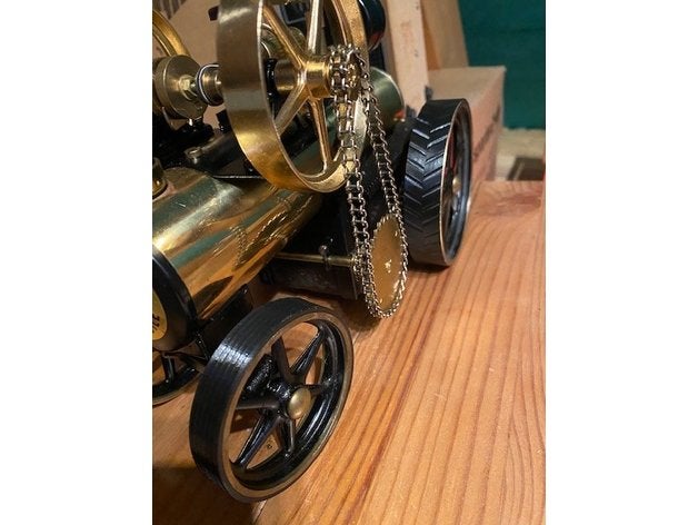 tires steam engine reifen dampfmaschine wilesco lokomobile 3D print model - Mito3D
