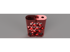 flsun qq-s pro honeycomb tower rod supports 3d print model - Mito3D