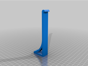 shelf support bracket arm desk 3d print model - Mito3D