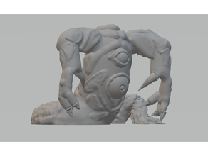 giant-eye nephilim dnd miniature dungeons dragons magic gathering 28mm ravnica 3d print model - Mito3D