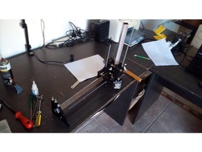 cnc espuma cortador xy uv ii máquina 3d print model - Mito3D