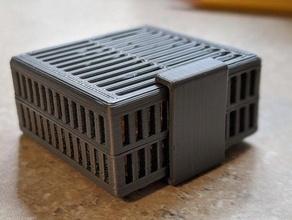 silica gel box clip latch 3d print model - Mito3D