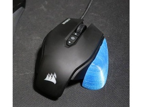 corsair m65 large hand mod mouse 3d print model - Mito3D