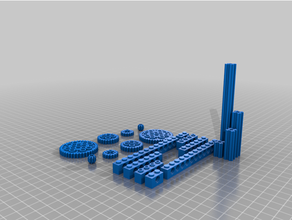 Lego teknik takım dişli 3d print model - Mito3D