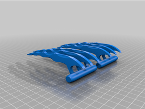 x-men wolverine bone claws 3d print model - Mito3D