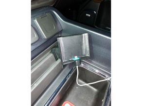 fendu gmc sierra Chevrolet silverado iphone monter 2014 2018 centre console 1500 Chevy camion 10 téléphone 3d print model - Mito3D