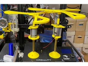 Savonius rotor iyileştirmeler 3d print model - Mito3D
