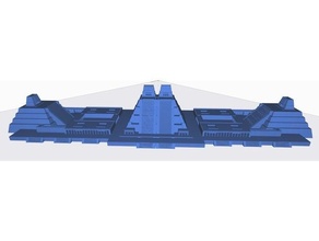 azteca templo complejo edificios histórico 3d print model - Mito3D