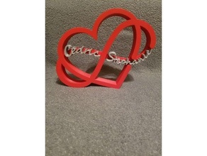 infinito cuore ender 3 cuori San Valentino giorno amore 3d print model - Mito3D