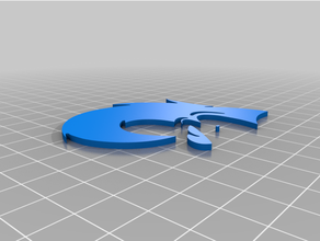distintivo pica pau amadeirado 3d print model - Mito3D