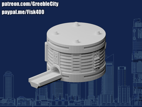 Greeblecity maletero módulo carretera ciudad verde cyberpunk 3d print model - Mito3D