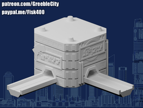 greeblecity cyberpunk modular estrada rede greeblecitycyberpunk 3d print model - Mito3D