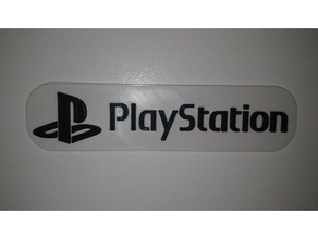 Logo Playstation ps4 3d print model - Mito3D