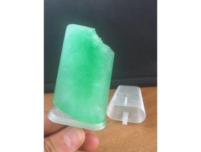 popsicle - ice lolly block ghiacciolo paleta hielo gelato iceblock icecream icelolly cream icicle icypole joystick 3d print model - Mito3D