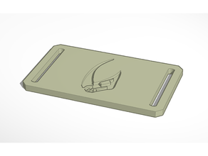 Mudhorn minimalistisch Gürtel Schnalle 3d print model - Mito3D