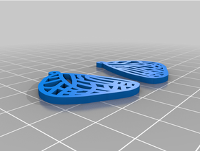 crisálida brinco brincos 3d print model - Mito3D