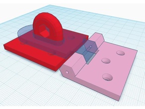 lucchetto hasp porta serratura 3d print model - Mito3D