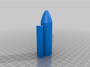 rocket ship space 3d print model - Mito3D