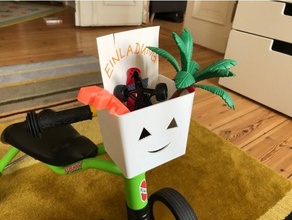 cesta links puky triciclo abraçadeiras transporte caixa 3d print model - Mito3D