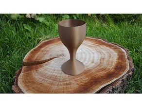 fancy camp cup - goblet vasemode 3d print model - Mito3D
