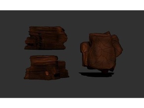 25mm decorativo calcolo base tavolo miniature dnd grotta 3d print model - Mito3D