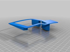 iris keyboard stand tent plate mechanical split 3d print model - Mito3D