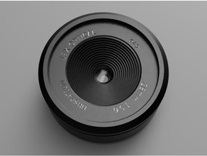 Lex óptico trispatium 28mm 1 56 lente sony mount montar nex 3d print model - Mito3D
