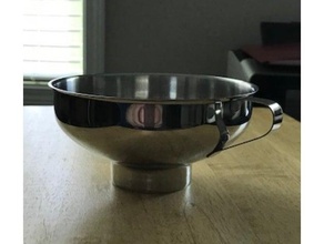 vaso funnel jar riempitivo più stretto presa inscatolamento chef attrezzo cucinando gadget bicchiere stoviglie cucina utensili 3d print model - Mito3D