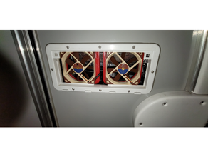 languette Norcold auxiliaire échappement circulation ventilateur support noctua 3d print model - Mito3D
