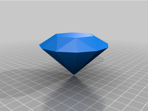 Diamant 3d print model - Mito3D