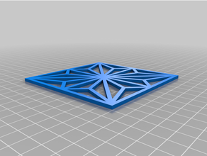 japanese pattern coaster culture 3d print model - Mito3D