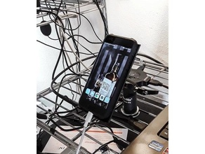 Smartphone Halter Unterstützung Fotografen Telefon Stativ montieren Foto Fotografie Stand 3d print model - Mito3D