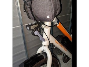 rad bicicleta prateleira luz monte 3d print model - Mito3D