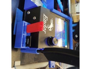 sd tarjeta soporte aguja bigtreetech tft35 ender 3 Pro práctico rápido impresión 3d print model - Mito3D