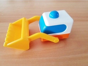 Ikea Lillabo plateforme pelleteuse réparation jouet 3d print model - Mito3D