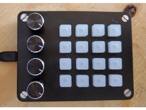 mini untztrument midi manette pro micro remix arduino arduinopromicro promicro treillis 3d print model - Mito3D