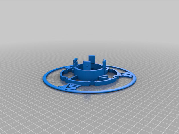 flasque bobine filo3d 3D print model - Mito3D
