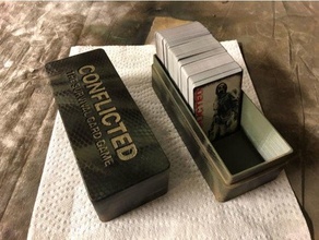 conflito sobrevivência cartão jogos 10 deck caixa 3d print model - Mito3D