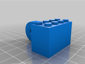 Lego Zucht Adapter artikulieren Himbeere pi Kamera montiert Smartipi berühren 1 kompatibel 3d print model - Mito3D