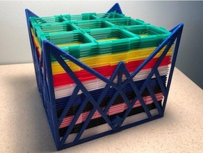 carcassonne tile grid box 3d print model - Mito3D