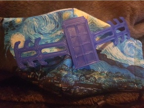 tardis mask strap earsaver covid doctor medical surgical drwho 3d print model - Mito3D