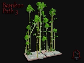 açık yaprak bambu orman örneklem ekler Asya dnd Openforge masaüstü oyun arazi savaş oyunu oyunları 3d print model - Mito3D