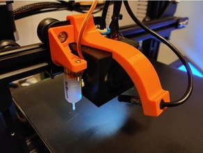 ender 3 endoscope mount compatible bltouch creality ender3 usb camera 3d print model - Mito3D