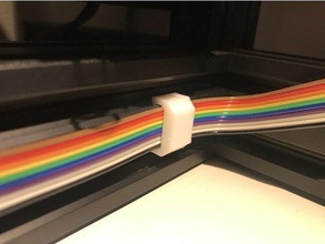 display ribbon cable clip ender 3 creality 3d print model - Mito3D